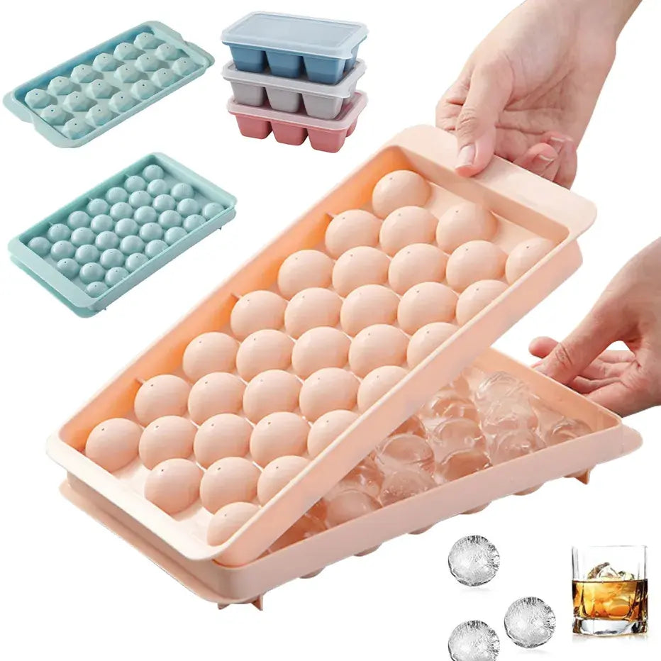 33 Grid Round Ice Tray