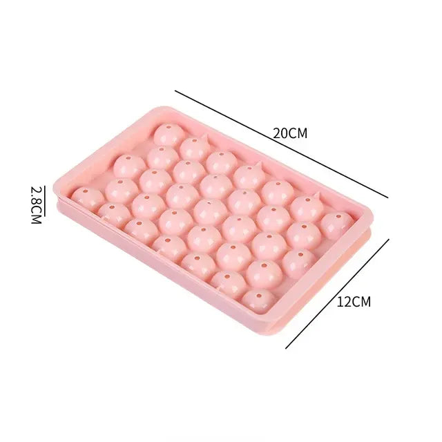 33 Grid Round Ice Tray